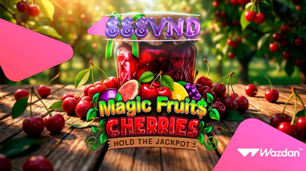 Giao diện trò chơi Magic Fruit$: Cherries với phong cách trái cây cổ điển