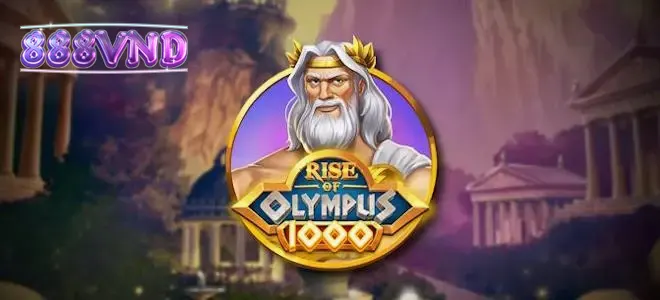 Giao diện trò chơi Rise of Olympus 1000 với các vị thần Hy Lạp